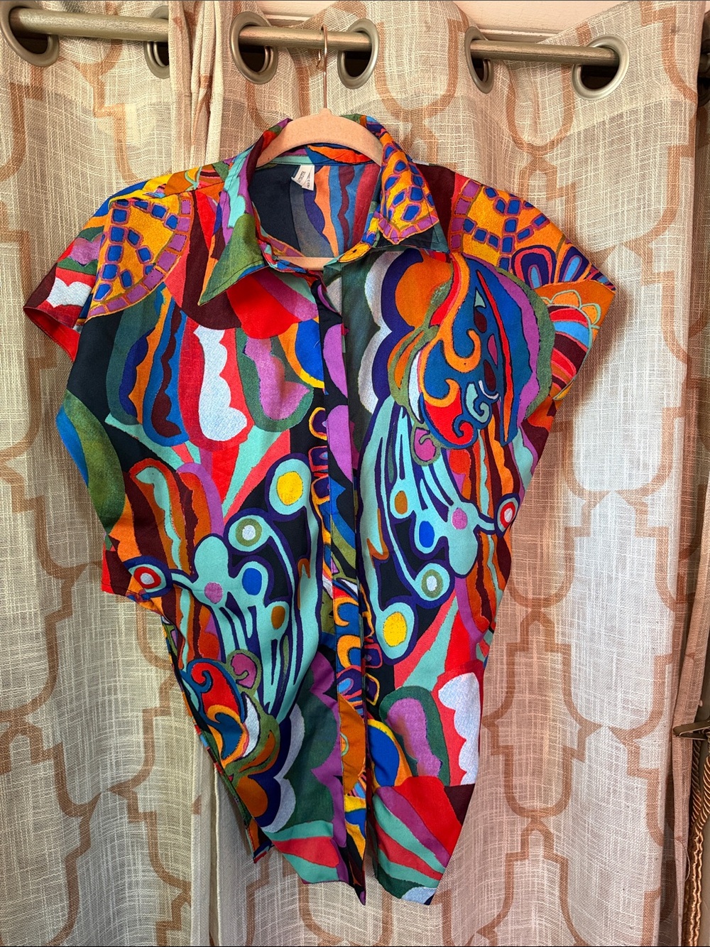 Live 4 Truth Multicolor Abstract Button-Down Shirt